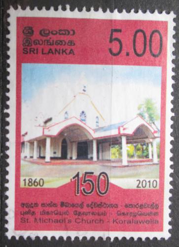 Poštová známka Srí Lanka 2010 Kostel v Koralawella Mi# 1808