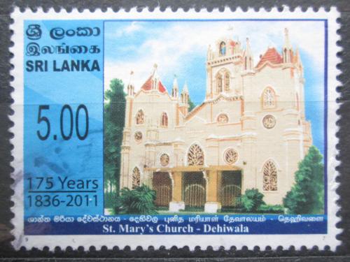 Poštová známka Srí Lanka 2011 Kostel v Dehiwala Mi# 1829