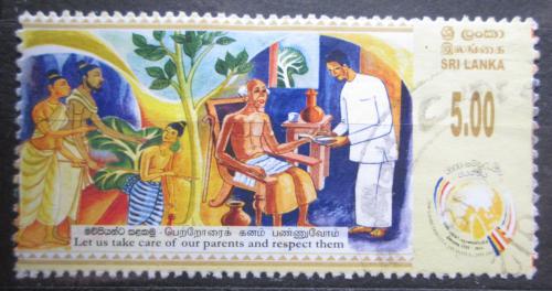 Poštová známka Srí Lanka 2011 Budhistický svátek Vesak Mi# 1836