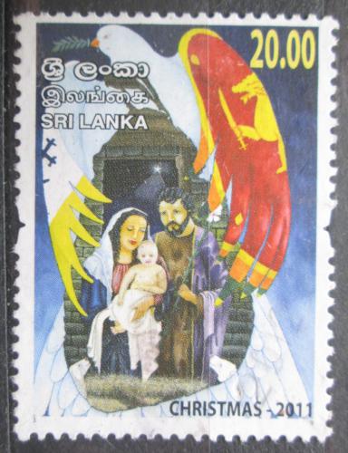 Poštová známka Srí Lanka 2011 Vianoce, svatá rodina Mi# 1872 AS