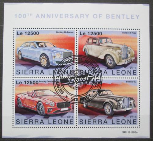 Poštové známky Sierra Leone 2019 Automobily Bentley Mi# 11815-18 Kat 14€