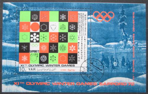 Poštová známka Jemen 1971 ZOH Sapporo Mi# Block 161