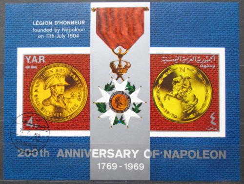 Poštová známka Jemen 1969 Napoleon I. Bonaparte Mi# Block 107