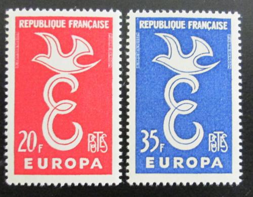 Poštové známky Francúzsko 1958 Európa CEPT Mi# 1210-11