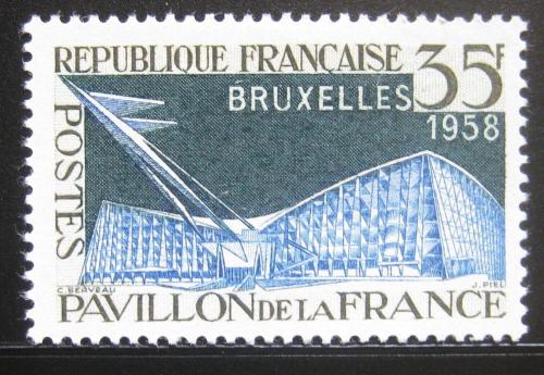 Poštová známka Francúzsko 1958 Svìtová výstava v Bruselu Mi# 1192