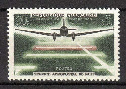Poštová známka Francúzsko 1959 Lietadlo Mi# 1240