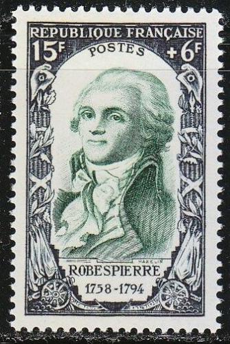 Poštová známka Francúzsko 1950 Maximilien Robespierre Mi# 889 Kat 12€