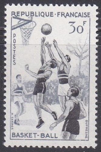 Poštová známka Francúzsko 1956 Basketbal Mi# 1100