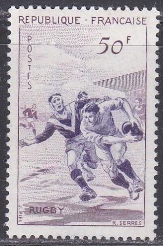 Poštová známka Francúzsko 1956 Rugby Mi# 1102