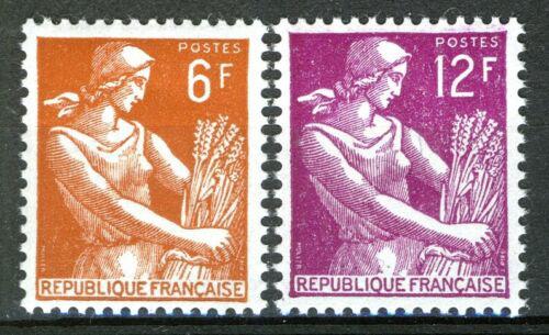 Poštové známky Francúzsko 1957 Marianne Mi# 1148-49