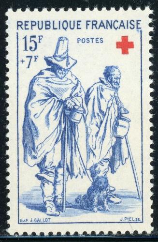 Poštová známka Francúzsko 1957 Èervený kríž Mi# 1175