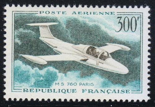 Poštová známka Francúzsko 1959 Lietadlo MS Paris Mi# 1231 Kat 5€ 