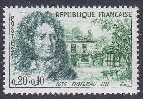 Poštová známka Francúzsko 1960 Nicolas Boileau-Despréaux, básník Mi# 1311