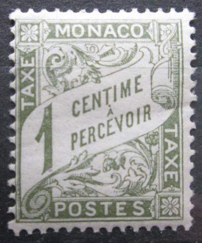 Poštová známka Monako 1904 Doplatná Mi# 1