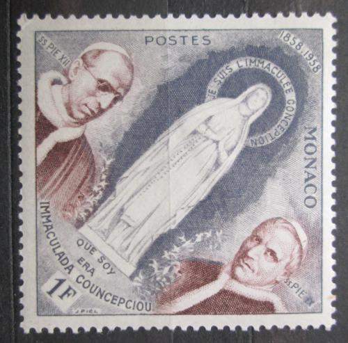 Poštová známka Monako 1958 Pápeži Mi# 590 