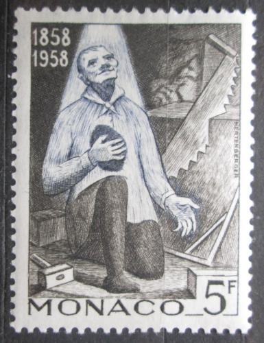 Poštová známka Monako 1958 Louis Bouriette Mi# 593