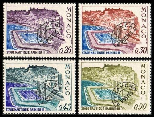 Poštové známky Monako 1971 Plavecký stadión Mi# 997-1000