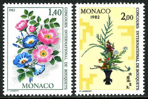 Poštové známky Monako 1981 Kvety Mi# 1496-97