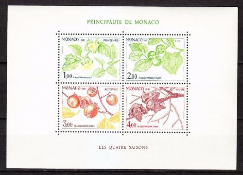Poštové známky Monako 1981 Tomel japonský Mi# Block 18 Kat 8€