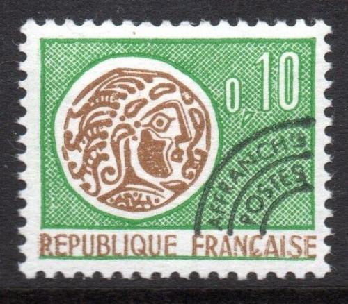 Poštová známka Francúzsko 1964 Keltská mince Mi# 1476