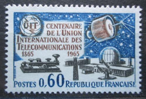 Poštová známka Francúzsko 1965 ITU, 100. výroèie Mi# 1510