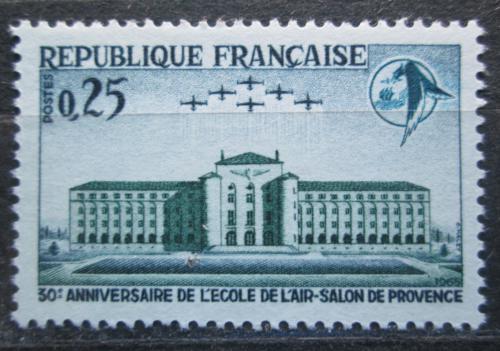 Poštová známka Francúzsko 1965 Letecká škola v Salon Mi# 1528