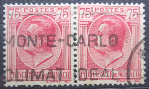Poštová známka Monako 1926 Kníže Ludvík II. pár Mi# 92