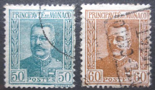 Poštové známky Monako 1925 Kníže Ludvík II. Mi# 104-05