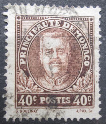 Poštová známka Monako 1933 Kníže Ludvík II. Mi# 116