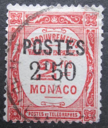 Poštová známka Monako 1938 Doplatná pretlaè Mi# 162 Kat 35€