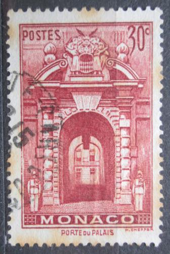 Poštová známka Monako 1940 Vchod do zámku Mi# 221