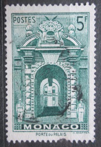 Poštová známka Monako 1943 Vchod do zámku Mi# 240