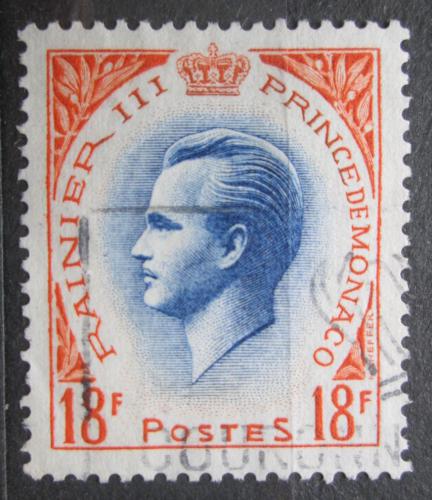 Poštová známka Monako 1955 Kníže Rainier III. Mi# 510