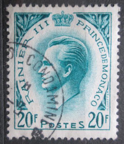 Poštová známka Monako 1957 Kníže Rainier III. Mi# 583