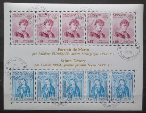 Poštové známky Monako 1975 Európa CEPT Mi# Block 8 Kat 25€