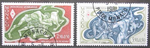 Poštové známky Monako 1981 Héraklés Mi# 1489-90