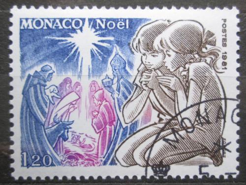 Poštová známka Monako 1981 Vianoce Mi# 1500