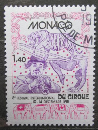 Poštová známka Monako 1981 Cirkus Mi# 1499