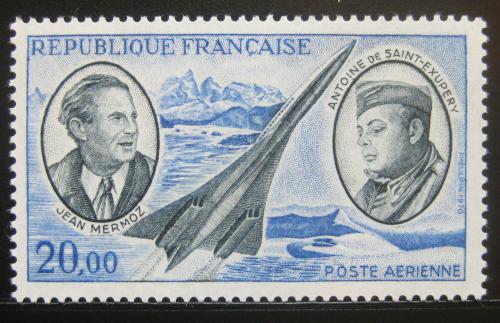 Poštovní známka Francie 1970 Concorde a letci Mi# 1723 Kat 9€