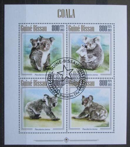 Poštové známky Guinea-Bissau 2013 Koala medvídkovitý Mi# 6793-96 Kat 13€