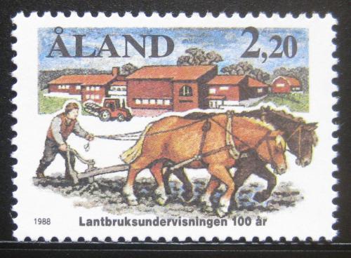 Poštová známka Alandy 1988 Orba Mi# 27