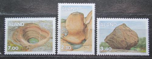 Poštové známky Alandy 1995 Geologické formace Mi# 92-94 Kat 5.50€