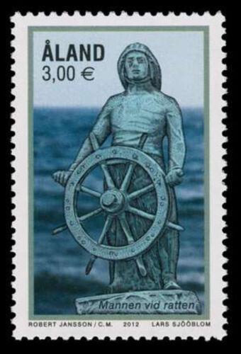 Poštová známka Alandy 2012 Muž u kormidla Mi# 357 Kat 6€