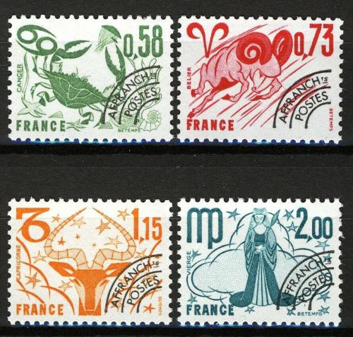 Poštové známky Francúzsko 1978 Znamení zvìrokruhu Mi# 2063-66 Kat 7€ 