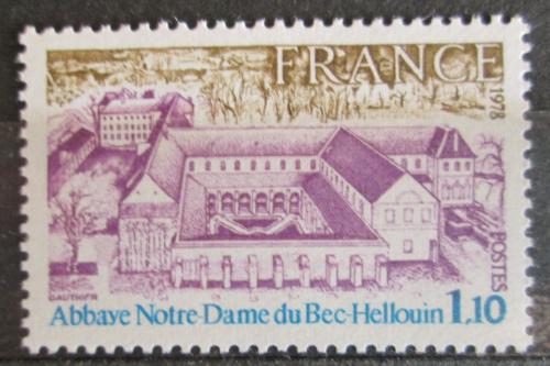 Poštová známka Francúzsko 1978 Kláštor Notre Dame du Bec-Hellouin Mi# 2079