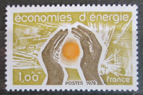 Poštová známka Francúzsko 1978 Šetøení energiemi Mi# 2096