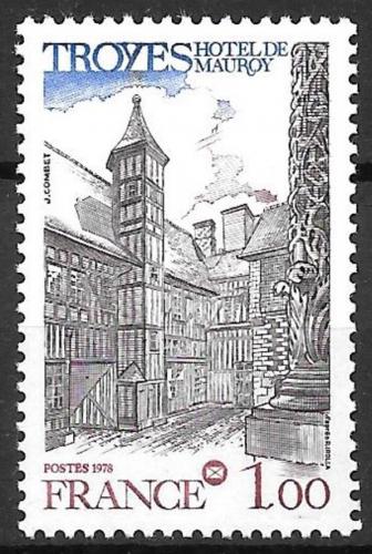 Poštová známka Francúzsko 1978 Hôtel de Mauroy Mi# 2100