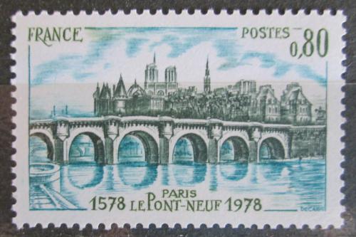 Poštová známka Francúzsko 1978 Most Pont Neuf v Paøíži Mi# 2101 