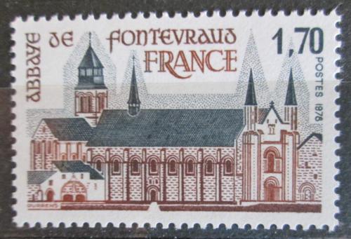 Poštová známka Francúzsko 1978 Kláštor Fontevrault Mi# 2103