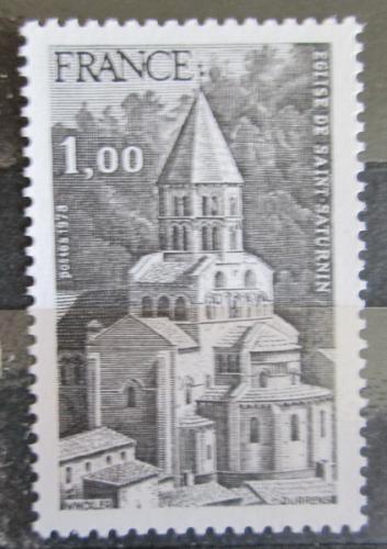 Poštová známka Francúzsko 1978 Kostel v Saint-Saturnin Mi# 2109